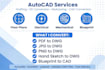 convert pdf image sketch to autocad dwg file fast