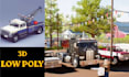 create low poly props kit 3d modeling vehicle game asset packs gta animation
