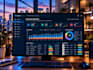 create a custom react dashboard with KPI cards and charts