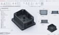 do industrial product design, plastic part,  enclosure, assemblies in solidworks