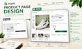 design and optimize a shopify product page for dropshipping