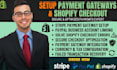 setup payment gateways stripe, solve shopify checkout errors, paypal shop setup