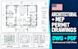 make draft architectural, mep, and construction permit drawings