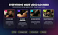 create ai ugc video ads, edit ai video,  and remove objects from clips