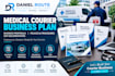 write medical courier plan, proposal, policies and procedure