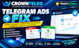 fix telegram ad, resolve telegram ad, fix decline ad, fix ad destination
