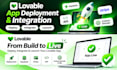 deploy lovable app, fix hosting and integrate supabase apis