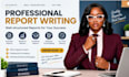 write professional reports, research reports, and business reports