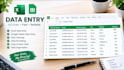 do exel data entry , data cleaning and formating