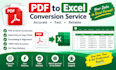 convert PDF to excel spreadsheet accurately