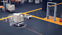 create 3d industrial animation robotic automated manufacturing production line