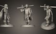 create detailed 3d printable miniatures and custom figurine models