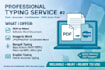 fast bengali and english typing and data entry work