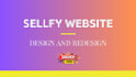 design and redesign sellfy website design