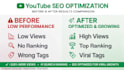 do viral youtube SEO, write title, description,