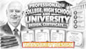 professional college, high school and university  transcript design, certificate