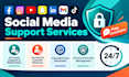 provide professional social media technical support