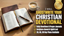 ghostwrite your christian devotional book or prayer journal