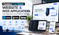 Build a custom full stack website or web app using react js and python ...
