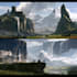 create fantasy environment concept art