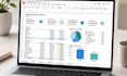 design custom google excel spreadsheet, budget invoice tracker and etsy planner