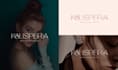 create a elegant luxury typography text logo design