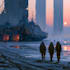 make sci fi illustration,  sci fi city and sci fi concept art