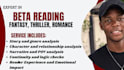 beta read fantasy romance novel critique memoir beta reading beta reader