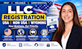 be us llc registration, ein, amend llc, dissolve US llc, close ein,boi report, i