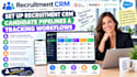 set up recruitment CRM candidate pipelines and tracking workflows