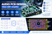 design multichannel audio mixer dsp and amplifier pcbs