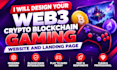 build your web3 crypto blockchain gaming website