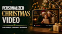 create a personalized christmas greeting video