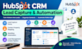 set up hubspot CRM lead capture forms and contact automation