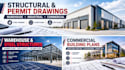 create warehouse, industrial and commercial structural plans