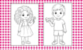 create custom coloring pages for kids and children