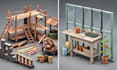 create custom roblox low poly 3d game assets game ready