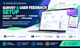 setup survicate qualaroo typeform hotjar canny nps user feedback surveys