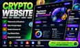create crypto website, crypto token website,ico presale website web3 wallet dapp