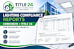 prepare lighting comcheck and title 24 energy compliance reports