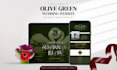 design an elegant gothic canva wedding website editable