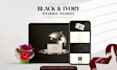 design an luxury canva wedding website