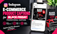 write e commerce product captions for instagram black friday promotional caption