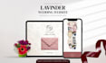 create a romantic floral canva wedding website