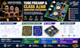design tube preamp class a ab audio amplifier pcbs