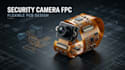 design custom security camera fpc and flexible pcb layout