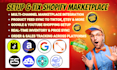setup shopify marketplace cedcommerce webkul litcommerce koongo market sync