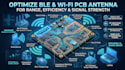 optimize ble and wifi pcb antenna for range, efficiency and signal strength