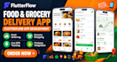 build flutterflow food ordering app, grocery ordering app, delivery tracking