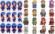 create pixel art game sprites, sprite sheets, and tilesets
